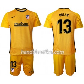 Atlético Madrid Jan Oblak 13 Torwart Kinder Trikotsatz 2020/21 M002  Kurzarm (+ Kurze Hosen)